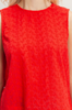 Red Rosey Eyelet Top