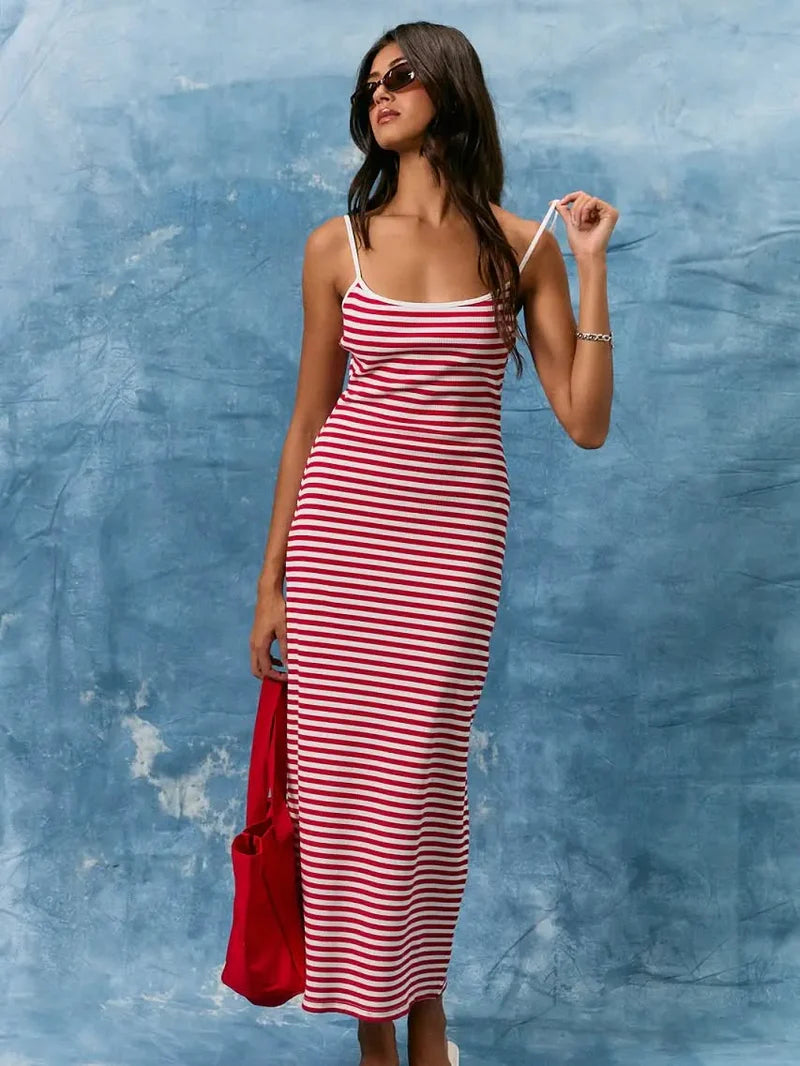 Red White & Wow! Maxi Dress