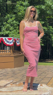 Red White & Wow! Maxi Dress