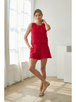 Riviera Red Crochet Top