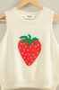 Strawberry Jammin Knit Vest