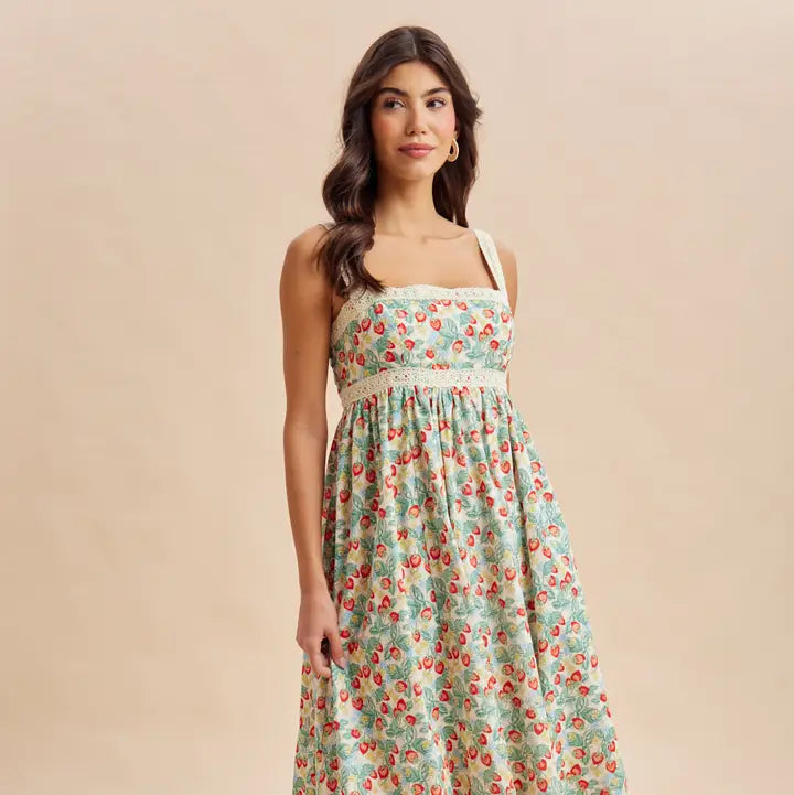 Strawberry Pickin' Maxi Dress