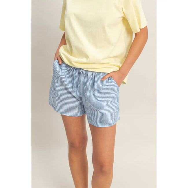 Summer Seersucker Striped Shorts