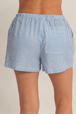 Summer Seersucker Striped Shorts