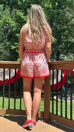 Wrapped in Red Romper